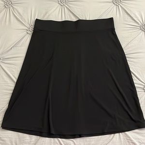 EUC Dana Buchman Midi Black Skirt